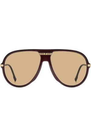 Carrera Unisex, Accessoires, Brun, Taille: 61 MM Lunettes de soleil sportives avec verres bleus