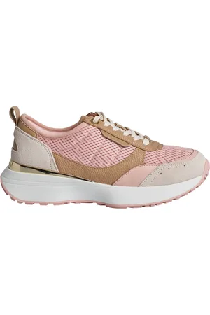 Michael Kors Femme, Chaussures, Rose, Taille: 39 EU Baskets en mesh avec détails métalliques