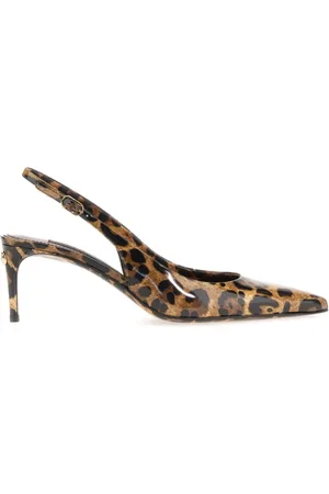 Dolce & Gabbana Femme, Chaussures, Multicolore, Taille: 37 1/2 EU Escarpins en Cuir à Imprimé Tacheté