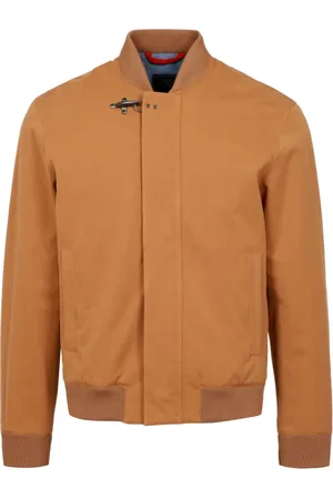 FAY Homme, Vestes, Brun, Taille: S Col Coton Manches Longues Veste