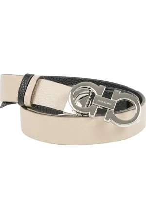 Salvatore Ferragamo Femme, Accessoires, , Taille: 95 CM Ceinture Réversible et Ajustable avec Boucle Gancini