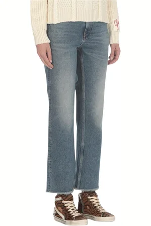 Golden Goose Femme, Jeans, Bleu, Taille: W25 Jean Droit Classique Bleu
