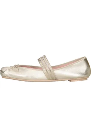 Pretty Ballerinas Femme, Chaussures, Jaune, Taille: 41 EU Ballerines en cuir style danse fait main