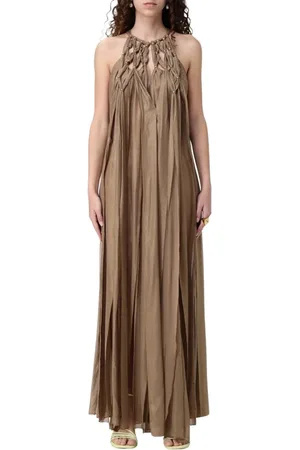 Cult Gaia Femme, Robes, , Taille: 40 FR Robe Maxi dos nu Dorée Élégante Déclaration