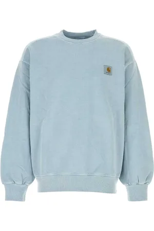 Carhartt Homme, Sweatshirts et sweats à capuche, Bleu, Taille: XL Sweat oversize en coton bleu clair