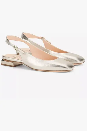 AGL ATTILIO GIUSTI LEOMBRUNI Femme, Chaussures, Jaune, Taille: 37 1/2 EU Ballerines à talon ouvert
