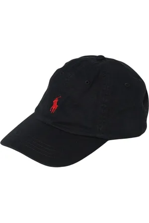 Ralph Lauren Homme, Accessoires, Noir, Taille: ONE Size Chapeau Polo Player Classique en Noir