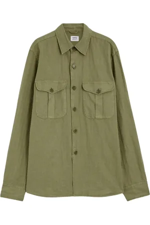 Aspesi Homme, Chemises, Vert, Taille: M Chemise Verte pour Homme