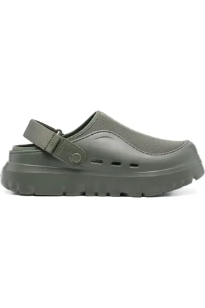 UGG Homme, Chaussures, Vert, Taille: 40 EU Sandales Vertes à Semelle Épaisse