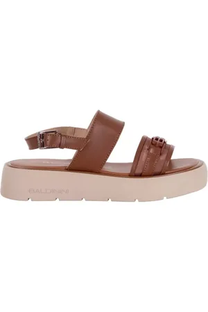 BALDININI Femme, Chaussures, Brun, Taille: 37 EU Sandales Marron pour Tenues Estivales