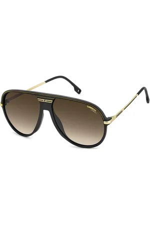 Carrera Unisex, Accessoires, Noir, Taille: 61 MM Retro Aviator Lunettes de Soleil Noires