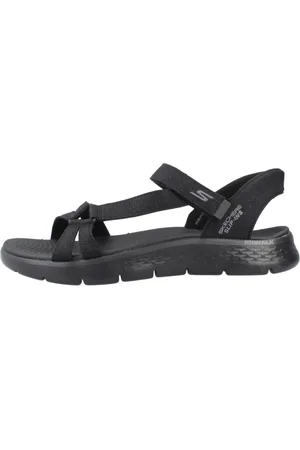 Skechers Femme, Chaussures, Noir, Taille: 37 EU Sandales Flex pour Confort de Marche