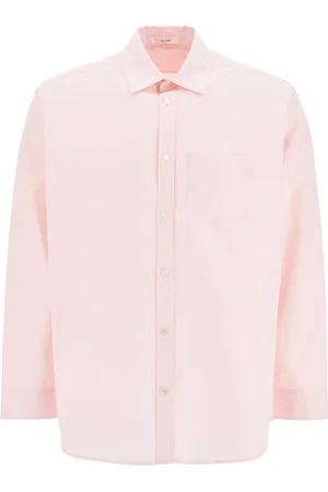 The Row Homme, Chemises, Rose, Taille: M Chemise Décontractée en Coton pour Homme