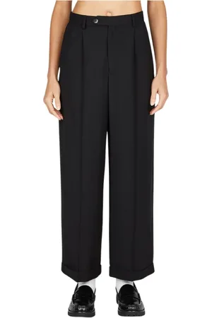 A.P.C. Femme, Pantalons, Noir, Taille: 36 FR Pantalon taille haute Melissa avec revers