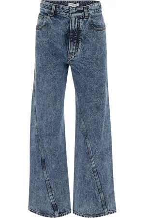 Alaïa Femme, Jeans, Bleu, Taille: 38 FR Twisted Denim Jeans