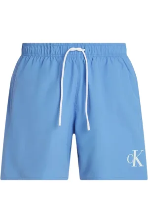 Calvin Klein Homme, Maillots de bain, Bleu, Taille: 2XL Shorts de mer bleus Regular Fit