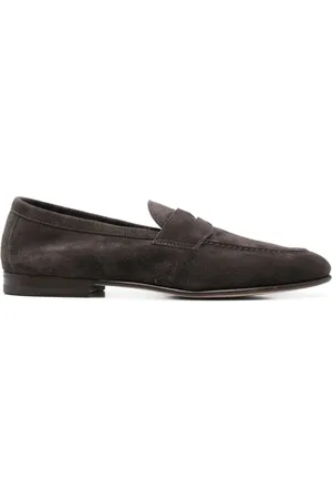 HENDERSON BARACCO Homme, Chaussures, Brun, Taille: 43 EU Mocassins en daim style Baracco