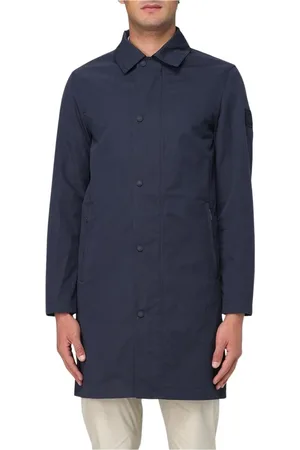 Belstaff Homme, Vestes, Bleu, Taille: L Manteau Long Classique Résistant à l