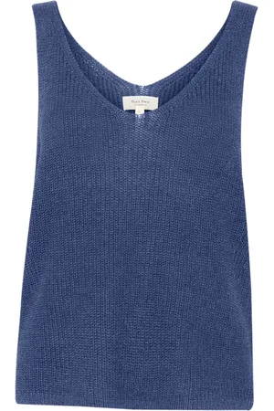 Part Two Femme, Tops, Bleu, Taille: 44 FR Haut Tricot Bleu Océan Style Rebecca
