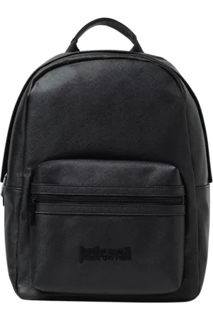 Roberto Cavalli Homme, Sacs, Noir, Taille: ONE Size Sac à dos noir moderne
