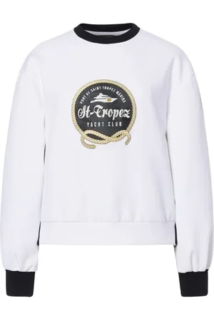 Goldbergh Femme, Sweatshirts et sweats à capuche, Blanc, Taille: 40 FR Nautic Port Pull