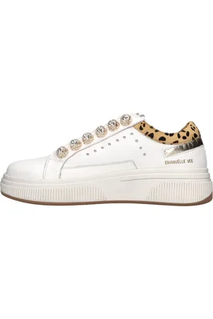 Emanuélle vee Femme, Chaussures, Blanc, Taille: 38 EU Baskets Blanc