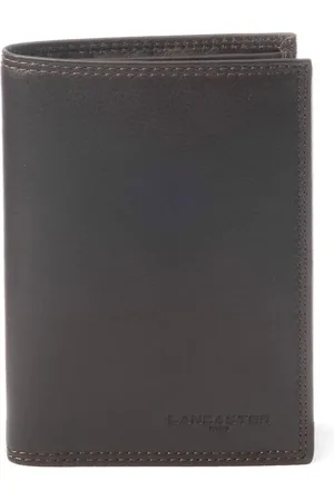 Lancaster Homme, Accessoires, Brun, Taille: ONE Size Portefeuille en Cuir & Porte-cartes Blocage Rfid