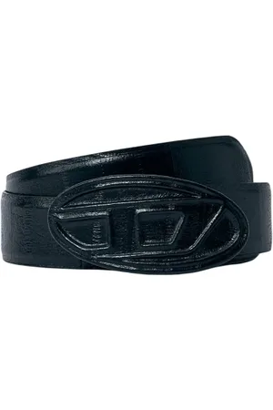 Diesel Unisex, Accessoires, Noir, Taille: 90 CM Ceinture avec boucle logo signature