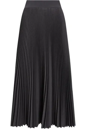 Dolce & Gabbana Femme, Jupes, Noir, Taille: 38 FR Jupe Midi Évasée en Gris Foncé