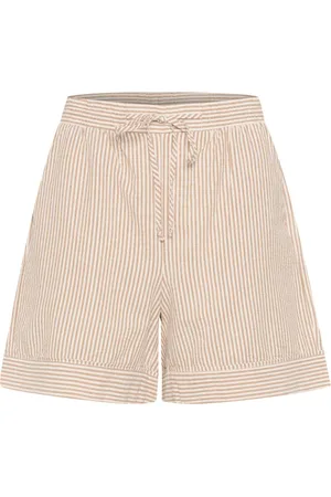 Saint Tropez Femme, Shorts, , Taille: 46 FR Sucre Brun Cropped Shorts & Knickers