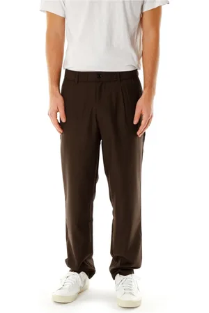 Samsøe Samsøe Homme, Pantalons, Brun, Taille: M Pantalon décontracté à taille élastique