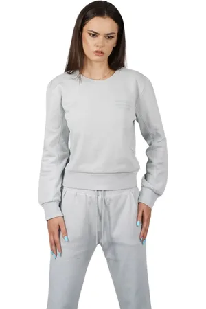 Patrizia Pepe Femme, Sweatshirts et sweats à capuche, Gris, Taille: 40 FR Pull Gris pour Femme