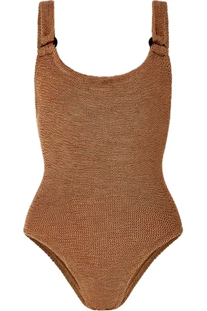 Hunza G Femme, Maillots de bain, Brun, Taille: ONE Size Maillot de bain avec détail d