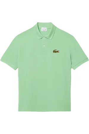 Lacoste Homme, Tops, Vert, Taille: M Polo Piqué avec Emblème L.12.12