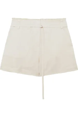 Patrizia Pepe Femme, Shorts, , Taille: 38 FR Shorts Taille Haute avec Détail de Ceinture