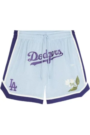 New Era Homme, Sport, Bleu, Taille: L Shorts de Sport MLB Bleu Floral