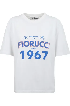 Fiorucci Femme, Tops, Blanc, Taille: 40 FR T-shirt Dreaming avec col rond