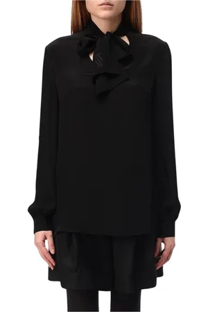 Armani Exchange Femme, Blouses et Chemises, Noir, Taille: 36 FR Chemisier Noir à