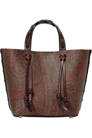 Etro Femme, Sacs, Brun, Taille: ONE Size Sac à bandoulière de luxe à imprimé Paisley