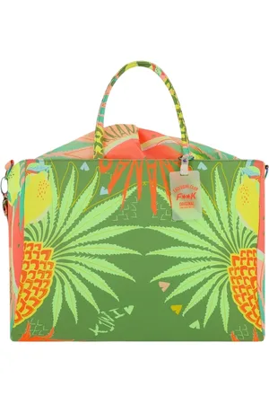 F**K Femme, Sacs, Multicolore, Taille: ONE Size Sac Shopper en Toile avec Bandoulière Amovible