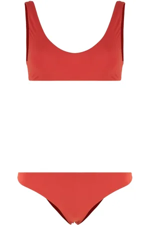Lido Femme, Maillots de bain, Rouge, Taille: 38 FR Bikini Bandeau avec