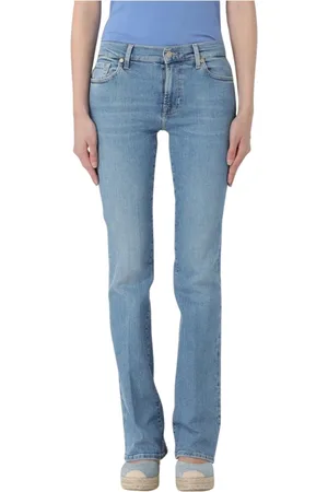 7 for all Mankind Femme, Jeans, Bleu, Taille: 36 FR Jean Bootcut Classique