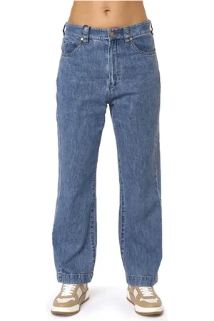 Max Mara Femme, Jeans, Bleu, Taille: 38 FR Jean Fuselé Bleu Cassia