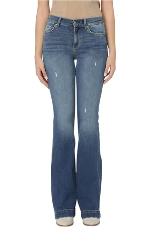 Liu Jo Femme, Jeans, Bleu, Taille: W29 Jeans Évasés en Denim Classique