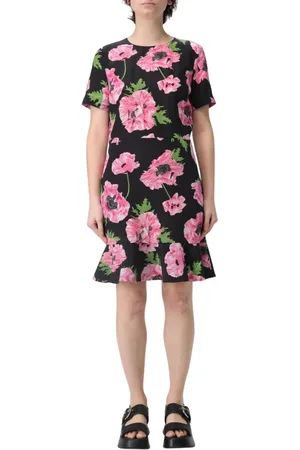 Stella McCartney Femme, Robes, Multicolore, Taille: 36 FR Robe Rose Florale Fit Flare