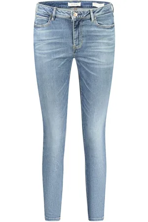 Guess Femme, Jeans, Bleu, Taille: W27 L29 Jean Skinny High en Coton Bleu