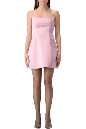 BLUMARINE Femme, Robes, Rose, Taille: 40 FR Robe Élégante en Satin Vert