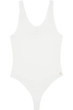 ANINE BING Femme, Tops, Blanc, Taille: 38 FR Haut Bodysuit Blanc Ginny
