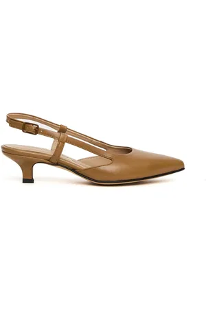 Pomme D´Or Femme, Chaussures, Brun, Taille: 41 EU Sandales Slingback en Cuir