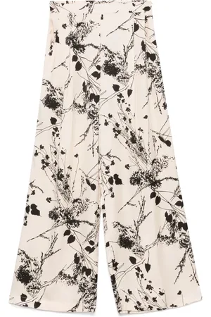 SEMICOUTURE Femme, Pantalons, , Taille: 36 FR Robe en Soie Florale Edwina